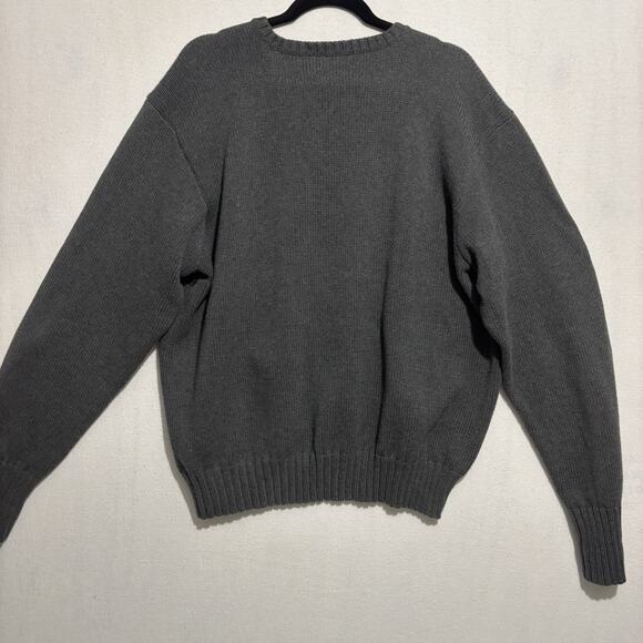 VTG Polo Ralph Lauren Sweater Mens 2XL Cherokee Stripe Blue Red V Neck Pullover - Picture 8 of 8